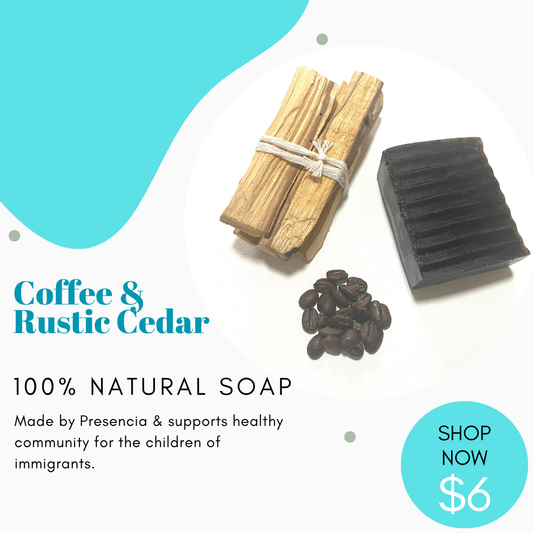 Coffee & Rustic Cedar Soap