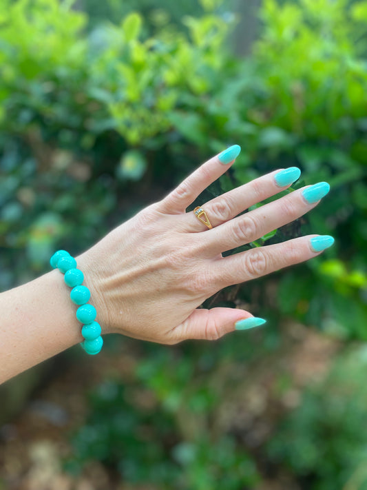 Lily Teal Bracelet 🦋