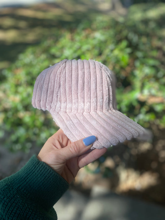 Pink Fuzzy Baseball Cap